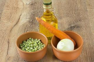 Суп-пюре из горошка - фото шага 1