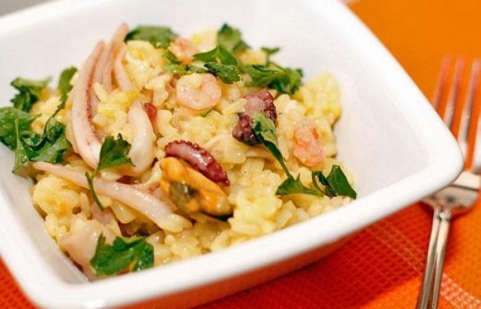 Ризотто с морепродуктами - пошаговый рецепт с фото Ризотто с морепродуктами - пошаговый рецепт с фото