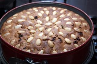 Фруктовый рождественский кекс - фото шага 9