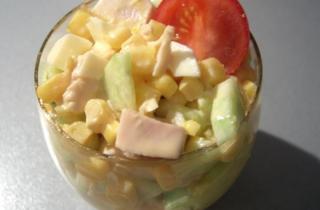 Куриный салат с манго - фото шага 4