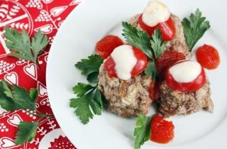 Мясные фрикадельки с моцареллой - фото шага 7