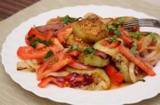 Салат из баклажанов - фото шага 7