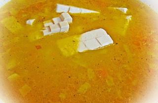 Суп-пюре из плавленого сыра с овощами - фото шага 6