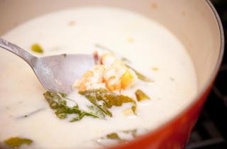 Тайский суп на основе кокосового молока и креветок - фото шага 13