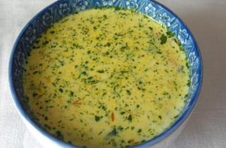 Сырный суп с креветками - фото шага 7