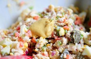 Запеченные булочки с тунцом и сыром - фото шага 2