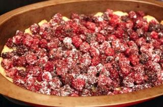 Ежевичный пирог - фото шага 7