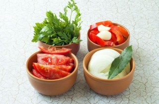 Овощной салат из баклажанов - фото шага 3