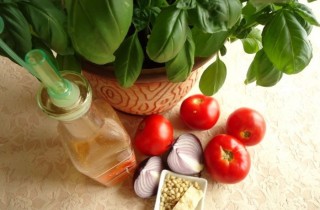 Помидоры с соусом песто - фото шага 1