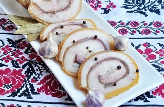 Рулет из домашнего сала - фото шага 5