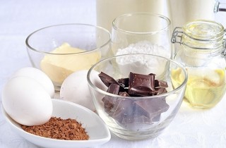 Шоколадные блины - фото шага 1