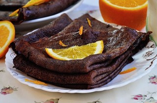 Шоколадные блины - фото шага 4