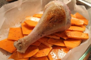 Голень индейки с тыквой - фото шага 4