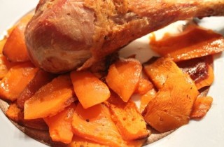 Голень индейки с тыквой - фото шага 5