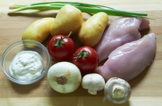 Куриное филе под шубой - фото шага 1