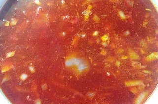 Свекольный борщ со свининой - фото шага 11