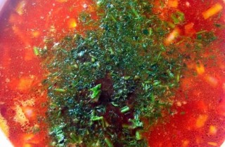 Свекольный борщ со свининой - фото шага 12