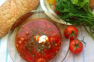 Свекольный борщ со свининой - фото шага 13