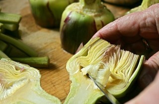 Тушеные артишоки - фото шага 3