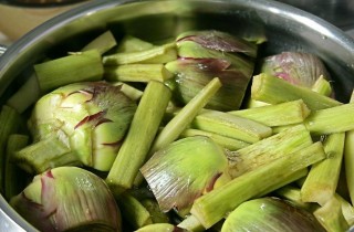 Тушеные артишоки - фото шага 4