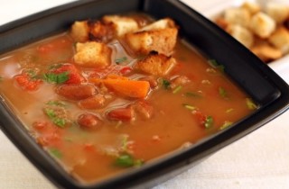 Вегетарианский фасолевый суп - фото шага 9