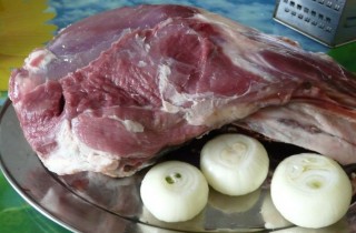 Баранья нога, запеченная в духовке - фото шага 1