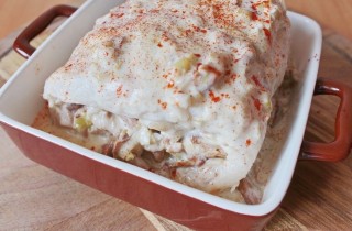 Филе трески с лисичками - фото шага 8