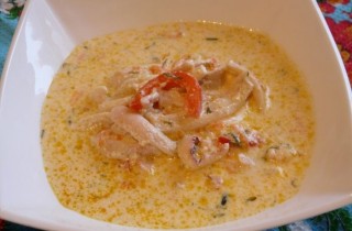 Кальмары с овощами в сметанном соусе - фото шага 5