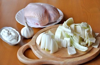 Куриные котлеты с капустой - фото шага 1