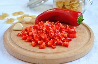 Паста с морепродуктами и болгарским перцем - фото шага 2