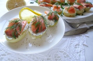 Закуска из семги с картофелем - фото шага 4