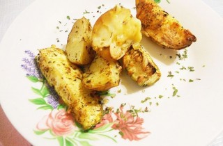 Запеченный картофель с кабачками - фото шага 4