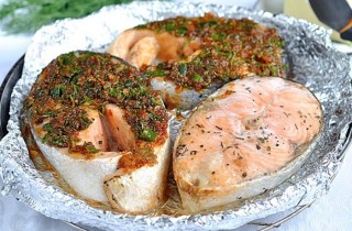 Запеченный лосось под хрустящей хлебной корочкой - фото шага 5