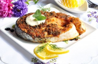 Запеченный лосось под хрустящей хлебной корочкой - фото шага 6