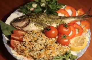 Дорадо с рисом и базиликом - фото шага 10