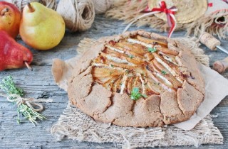 Галета с грушей и сыром - фото шага 6