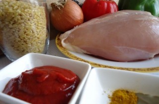 Курица с булгуром - фото шага 1