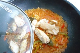 Курица с булгуром - фото шага 7