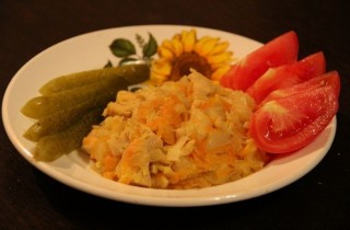 Курица с тушеной капустой - фото шага 10