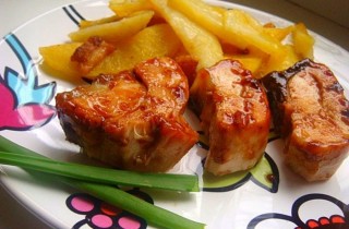 Курица в винной глазури