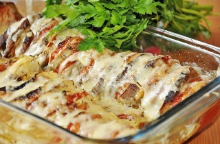 Овощи по-провансальски под сыром