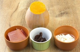 Салат из тыквы и хамона - фото шага 1