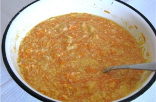 Запеканка из тыквы с яблоками - фото шага 3