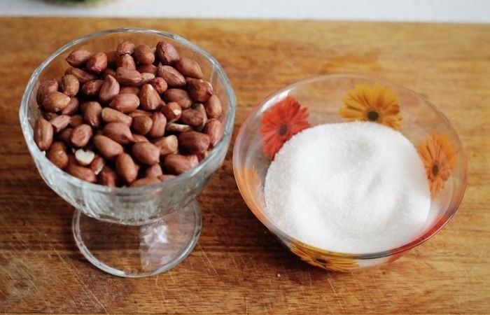 Арахис в сахаре - пошаговый рецепт с фото