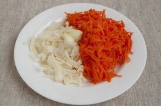 Чечевица с шампиньонами - фото шага 2