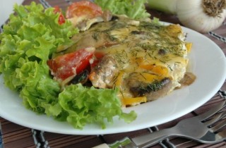 Фриттата с шампиньонами - фото шага 10