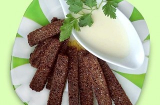 Гренки бородинские - фото шага 4