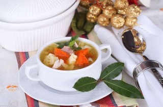 Куриный детский суп