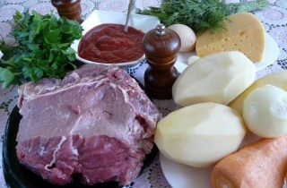 Мясной пирог с овощами - фото шага 1