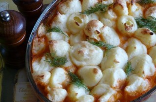 Мясной пирог с овощами